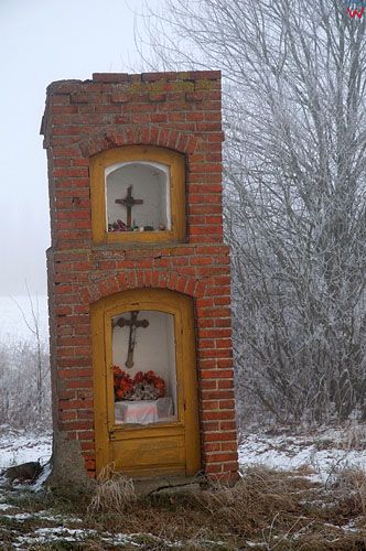 Warm-Maz, kapliczka przydrozna Lidzbark W-Babiak